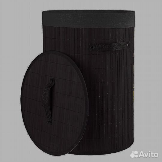 Корзина для белья бамбуковая