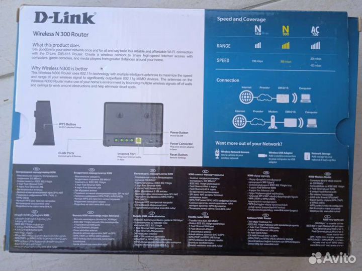 Wifi роутер D-link Wireless N300