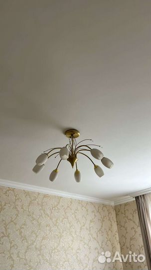 Люстра потолочная хрустальная