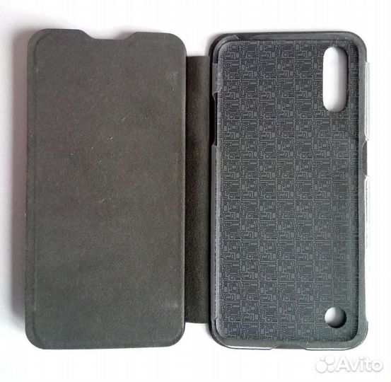 Чехол-книжка на Samsung Galaxy A01 (черная)