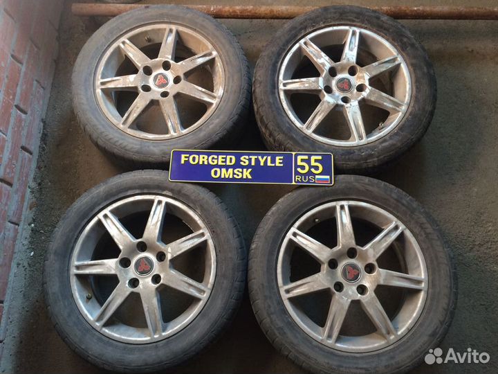 Mitsubishi на R16 5x114,3 лето Bridgestone 205/55