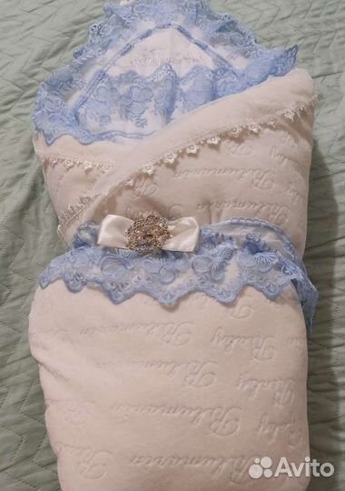 Теплый конверт одеяло на выписку