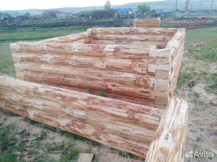 Сруб для бани 3х3 хвоя