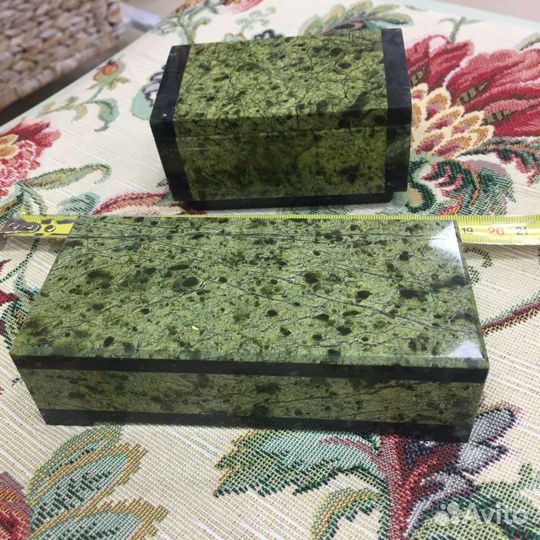 Шкатулка змеевик