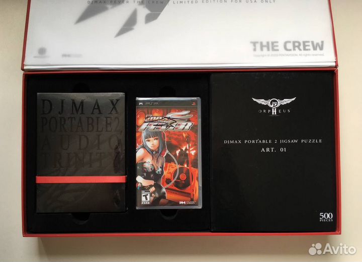 DJ Max Fever The Crew Limited Edition PSP редкость
