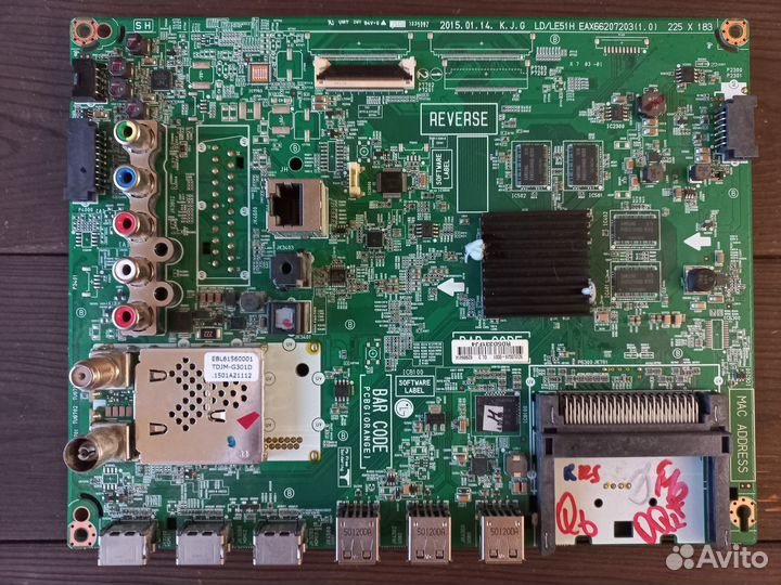 Main EAX66207203 (1.0) EBU62988414 LG 40LF634V-ZC