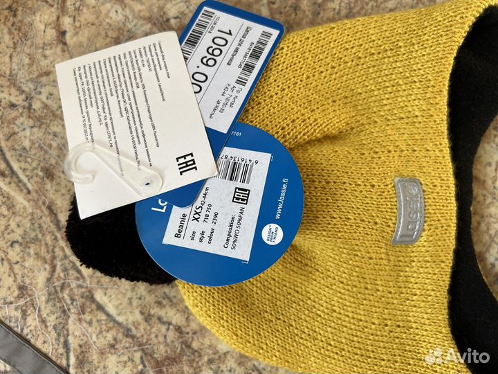 Новая тёплая шапка lassie, reike