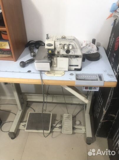 Оверлок краевка gemsy gem 737 f-15