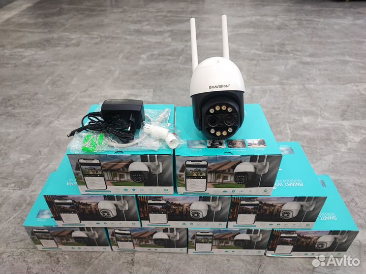 IP-камера наружная беспроводная, 8 Мп, 4K, Wi-Fi