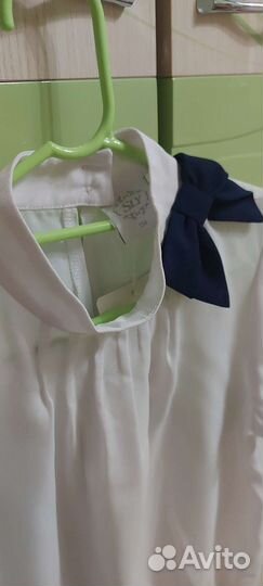 Блузка школьная 134 новая