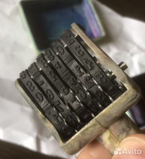 Нумератор датер штамп печать СССР