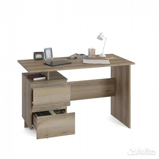 Письменный стол спм-19, цвет дуб делано, шхгхв 120х60х74 см., письменный стол, универсальная сборка