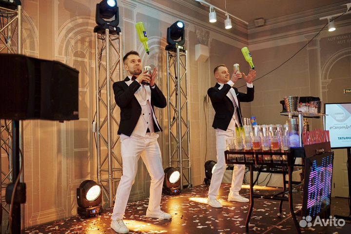 Бармен-шоу на день рождения /Шоу/Артисты на юбилей