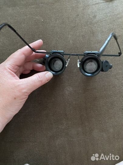 Очки лупа с подсветкой