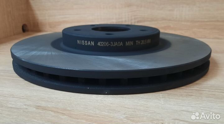 Диск тормозной передний nissan