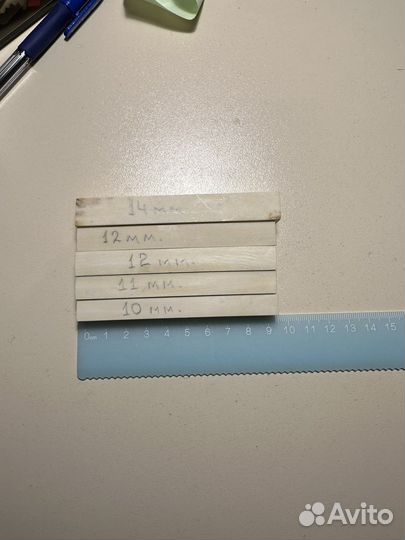 Заготовки из бивня мамонта