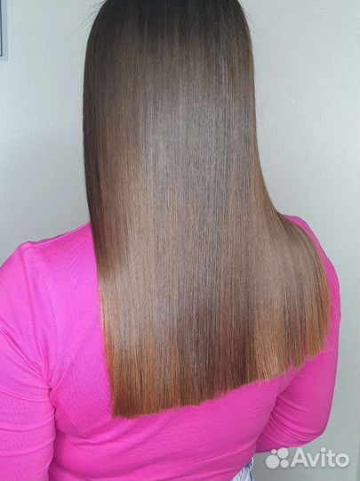 Кератиновое выпрямление/ ботокс волос/ нанопласти