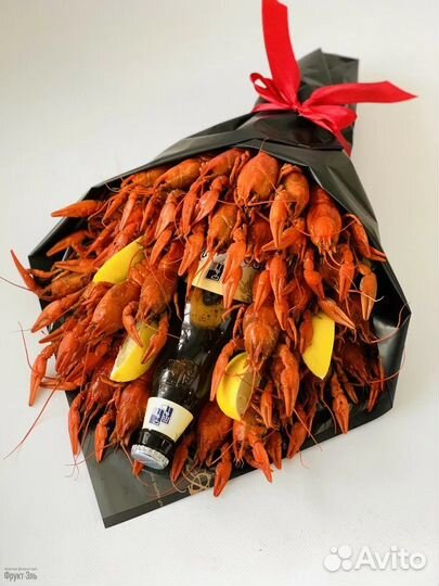 Букет из морепродуктов на 23 февраля