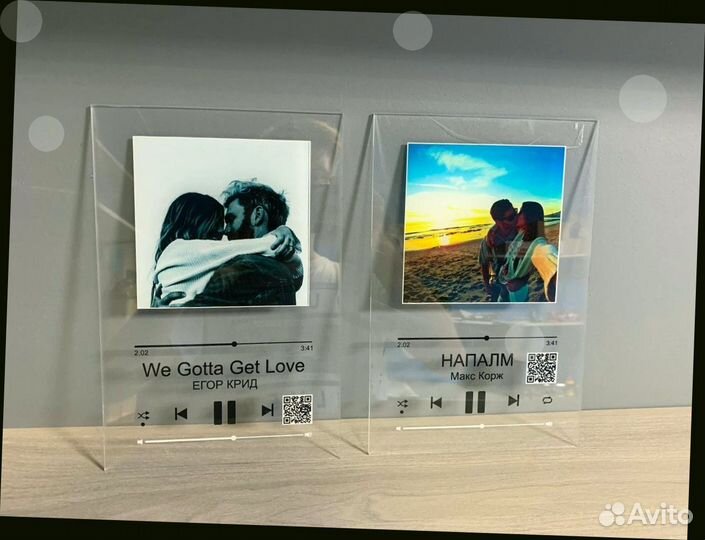 Трек пластинка с QR (доп. реальность)