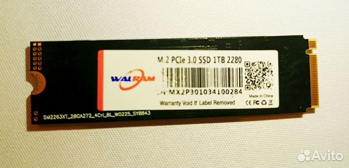 Ssd m2 nvme 1tb walram w2000