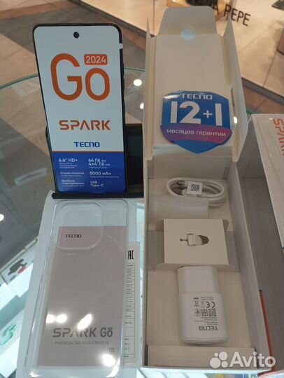 TECNO Spark Go 2024, 4/64 ГБ