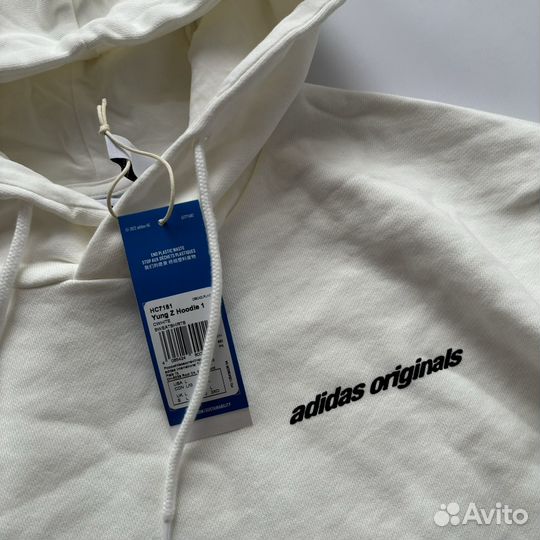 Новое худи adidas белое