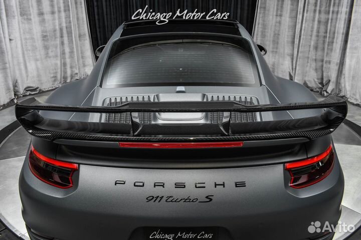 Карбоновый Спойлер для Porsche 911 991 Turbo S