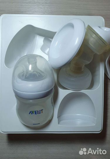 Молокоотсос avent ручной, бутылочки
