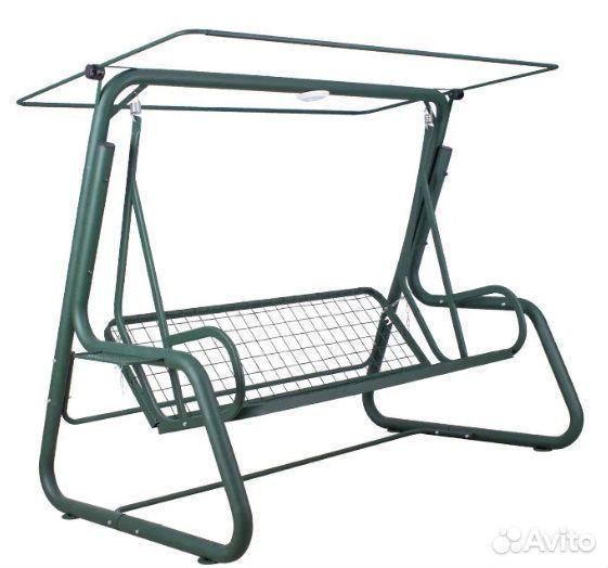 Садовые качели трехместные 
