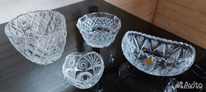 Хрустальные конфетницы