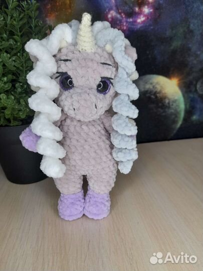 Малышка Единорожка. Игрушка ручной работы