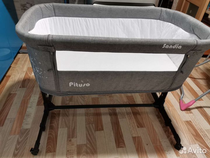 Колыбель-манеж-приставная детская кроватка (3в1)