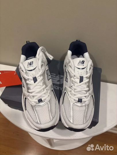New balance 530 silver navy оригинал