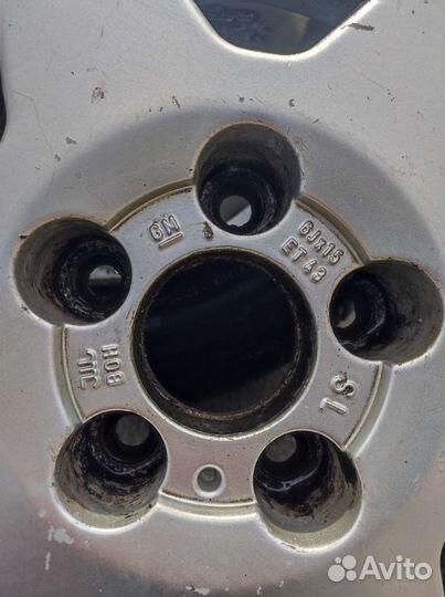 Резина на дисках 195 65 r15 летняя opel 110x5