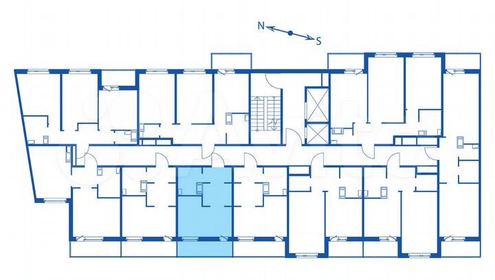 Квартира-студия, 24,5 м², 12/12 эт.