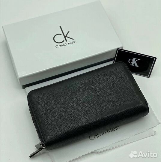 Мужское кожаное портмоне Calvin Klein