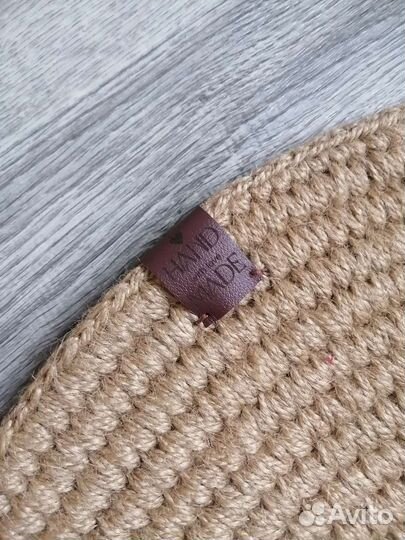 Ковёр джутовый, ручная работа