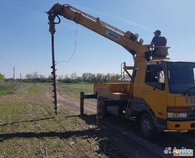 Бурение свай Ямобур Монтаж лэп