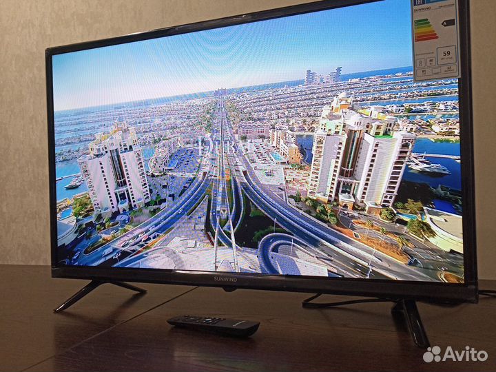 Телевизор sanwind SMART. WI-FI. 81см