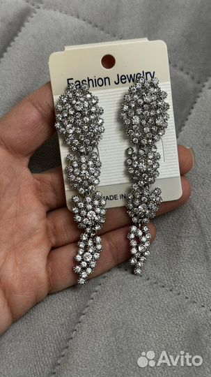 Бижутерия серьги на свадьбу