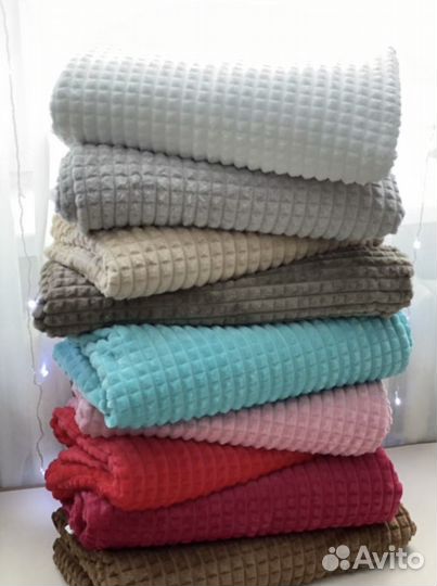 Плед мягкий «кубик» новый в ассортименте