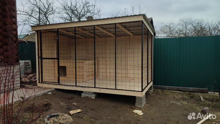 Вольер для собак уличный 01