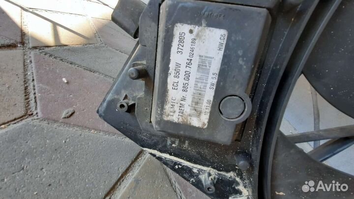 Вентилятор охлаждения на mercedes w220 3.2 cdi