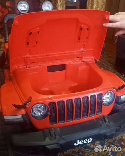 Электромобиль детский jeep rubicon