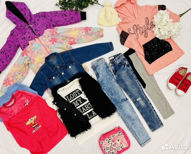 Пакет вещей на девочку 128 134