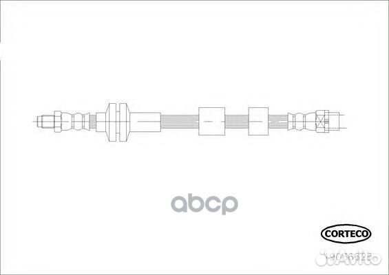 Трубка магистрали высокого давления тормозной