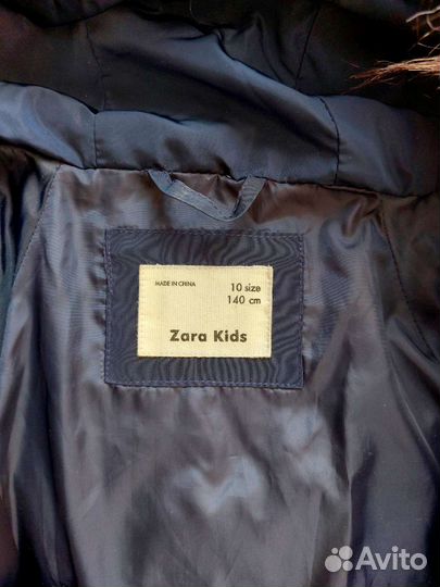 Пуховик Zara 140