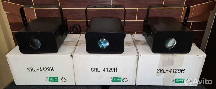 Светомузыка Neo Neon 3ш SRL-4129H LED RGB Mic Проф