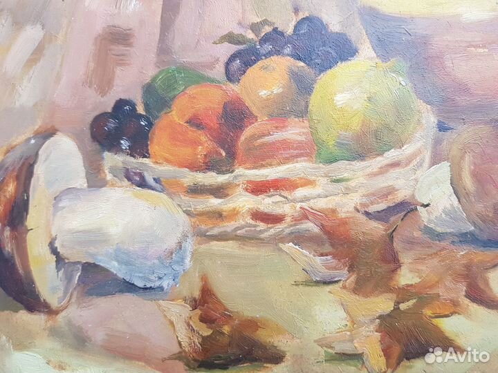 Картина. Натюрморт. Живопись маслом. Период СССР