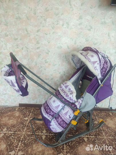 Санки коляска ника